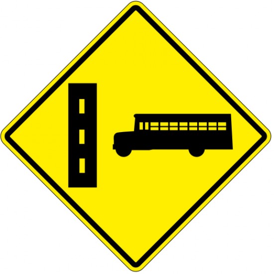 WC-12-R School Bus Entrance From Right - TS Signs Printing & Promo